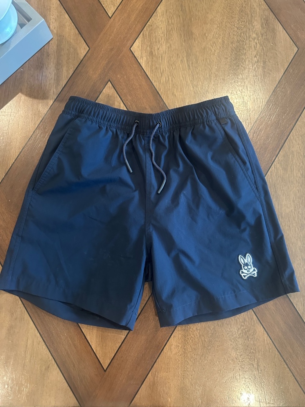 Psycho Bunny Navy Drawstring Swim Shorts